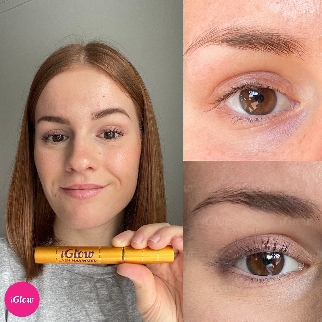 3X iGlow Lash Maximizer βΒ Lash Serum, 3 ml - iGlow Cosmetics