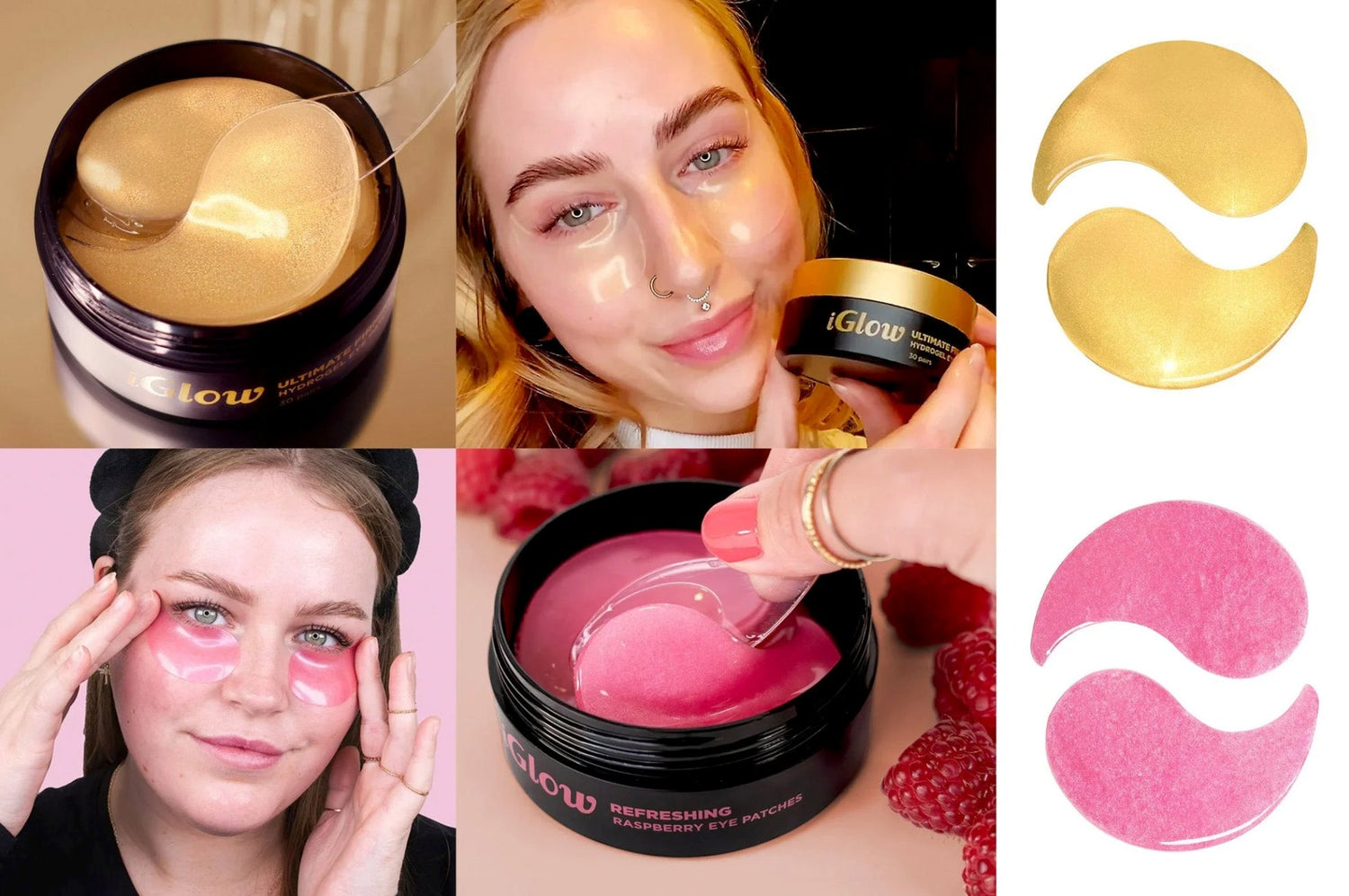 iGlow Under-Eye Patches – Eye Masks - iGlow Cosmetics