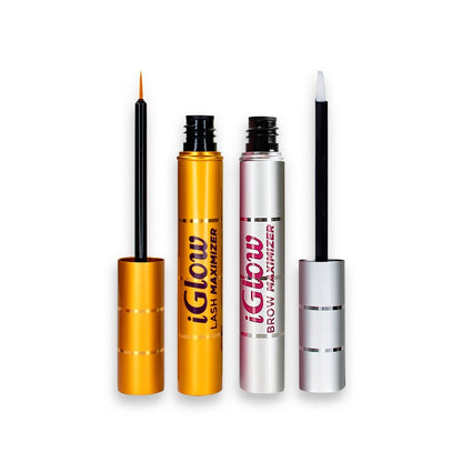 iGlow Lash Maximizer, 3 ml + Brow Maximizer, 4 ml - iGlow Cosmetics