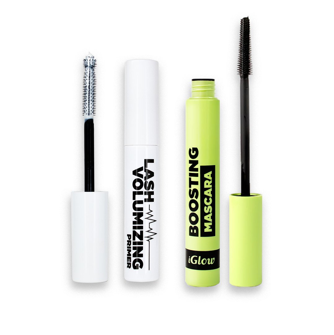 iGlow Lash Volumizing Primer + Boosting Mascara - iGlow Cosmetics
